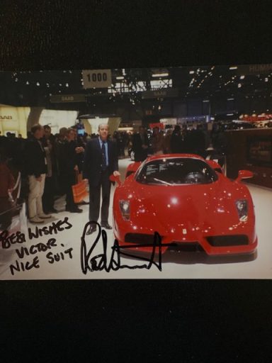 ROD STEWART AUTOGRAPH FERRARI